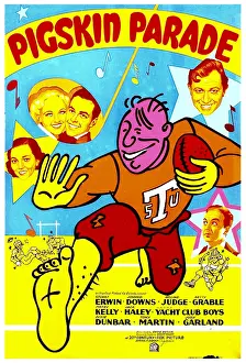 Judge Prints: PIGSKIN PARADE, from bottom left: Arline Judge