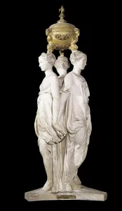 Myths Prints: PILON, Germain (1537-1590). The Three Graces
