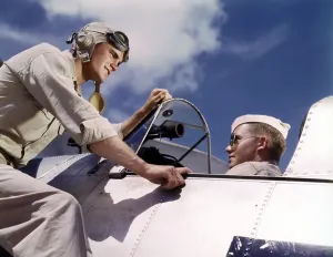 Images Dated 1st August 2007: Pilot training at the Naval Air base, Corpus Christi, Texas, 1942