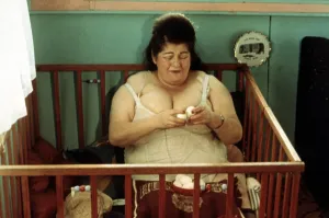 Massey Prints: PINK FLAMINGOS, Edith Massey, 1972