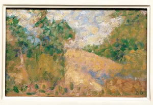 Idyllic Prints: Pink Landscape, by Georges Seurat