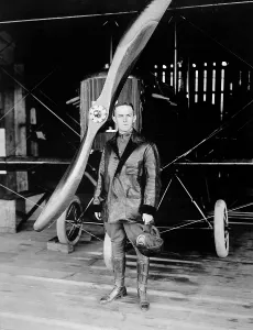 Bi Planes Prints: Pioneer aviator Joseph Eugene Carberry at Rockwell Field