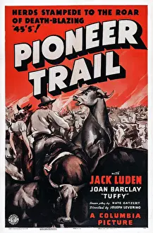 2014 Prints: PIONEER TRAIL, US poster, 1938