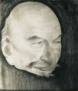 PIRANDELLO, Luigi (1867-1936). Caricature. Litography. AISA/Everett Collection**US SALES ONLY**