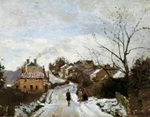 1101artcom Aisa Prints: PISSARRO, Camille (1830-1903). Fox Hill