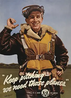 Patriotism Prints: Keep pitching - we need those planes