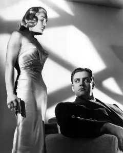 Lizabeth Prints: PITFALL, Lizabeth Scott, Raymond Burr, 1948, gun