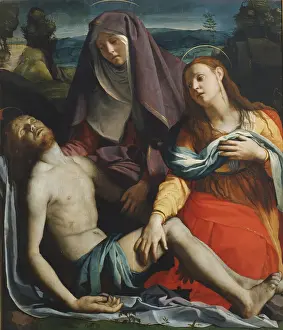 Suffering Prints: Pity, by Allori Angelo (or Agnolo) known as Bronzino