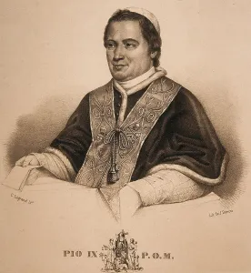Papacy Prints: PIUS IX (1792-1878). Pope (1198-1216)