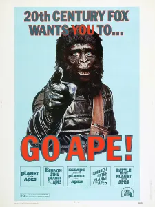 Science Fiction Prints: PLANET OF THE APES, US poster, 1974