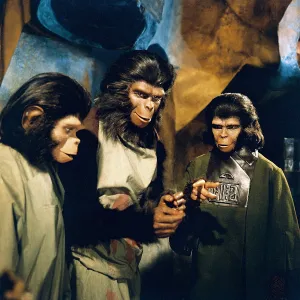 Mcdowall Prints: PLANET OF THE APES, Roddy McDowall (left)
