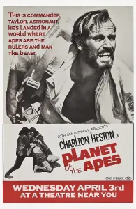 May Prints: PLANET OF THE APES, top: Charlton Heston
