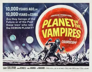 Alien Prints: PLANET OF THE VAMPIRES, (aka TERRORE NELLO SPAZIO), US poster art, 1965