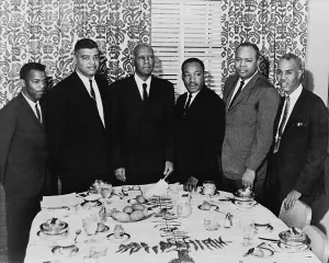 Images Dated 9th May 2008: The planners of the 1963 March on Washington meeting in New York City