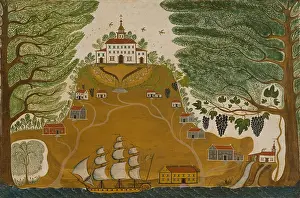 Dogs Prints: The Plantation, is a folk painting by an unknown artist