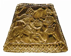 4th C Prints: Plaque with Scythian Warriors. 4th c