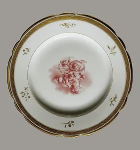 Viennese Prints: Plate (1798), decorated with Cupids