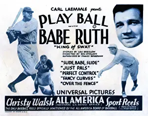 Sport Prints: PLAY BALL WITH BABE RUTH, Babe Ruth, 1920