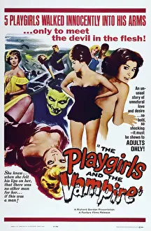 Vampire Prints: THE PLAYGIRLS AND THE VAMPIRE, (aka L'ULTIMA PREDA DEL VAMPIRO), US poster art, 1960