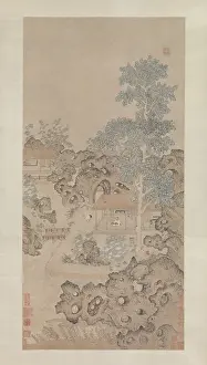 China Prints: PLAYING THE ZITHER FOR A CRANE