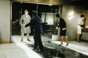 Tati Prints: PLAYTIME, Jacques Tati (left), 1967