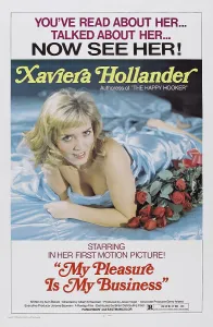 Bouquet Prints: MY PLEASURE IS MY BUSINESS, US poster, Xaviera Hollander, 1975