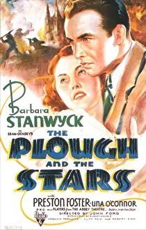 Embracing Prints: THE PLOUGH AND THE STARS, US poster, Barbara Stanwyck, Preston Foster, 1936