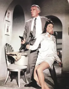 Marvin Prints: POINT BLANK, from left: Lee Marvin, Sharon Acker, 1967