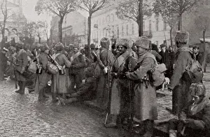 Warsaw Prints: POLAND. Warsaw. The first World war