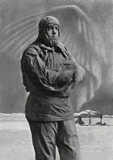 Frozen Prints: Polar explorer Sir Ernest Henry Shackleton, c. 1907-17