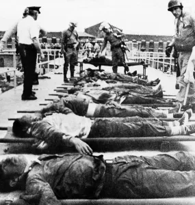 Bodies Prints: Police officers identify dead bodies at Attica prison