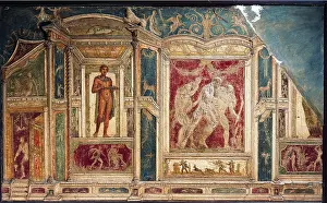 Hunting Prints: Polichrome Stucco, by unknown artist