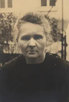 Physicists Prints: Polish physicist Marie Sklodowska Curie, ca. 1920