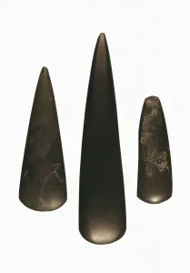 Fine Art Prints: Polished basalt axes of the Catalan grave culture (2500-1800 BC)