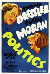 Australian Prints: POLITICS, Australian poster art, Marie Dressler, Polly Moran, 1931
