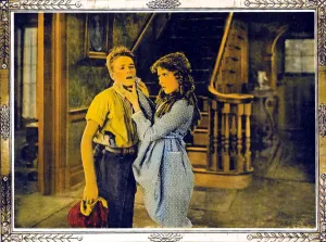 2010 Prints: POLLYANNA, l-r: Howard Ralston, Mary Pickford on lobbycard, 1920
