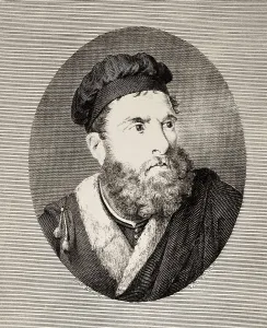 Marco 1254 1324 Prints: Polo, Marco (1254-1324). Portrait of Marco Polo