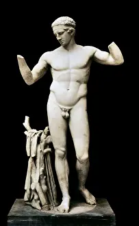 Marble Prints: POLYCLITUS 5th c. BC). Diadumenus