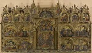 Pattern Prints: Polyptich of St Clare, by Paolo Veneziano