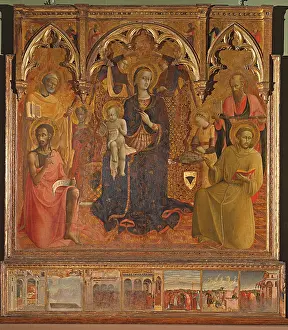 One Parent Prints: Polyptych of Our Lady of the Snow