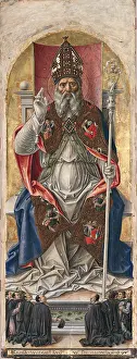 White Hair Prints: Polyptych with St
