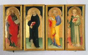 Picture Frame Prints: Polyptych with St Paul, St Nicholas of Tolentino
