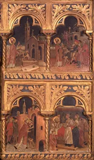 Spiral Column Prints: Polyptych with Stories of St. Martin