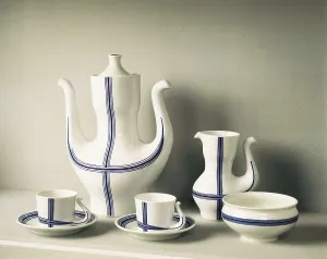 The Groyne Prints: Pomba coffee set Dec. M-1 (1960)