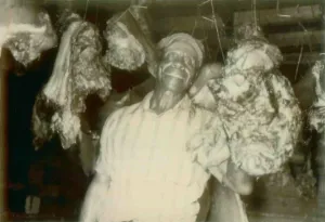 Communes Prints: Pop Jackson set up a smoke house for meat