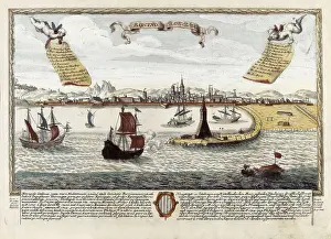 Technician Prints: Port of Barcelona at the second half of 18th c