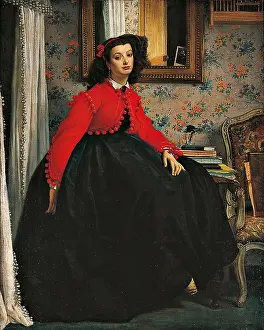 Pose Prints: Portait of Ms L L, by James Tissot