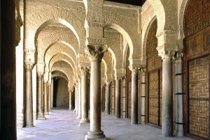 Colonnade Prints: Portico of the Kairouan's Great Mosque