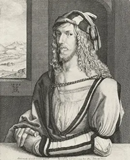 Long Prints: Portrait of Albrecht Durer, by Wenceslaus Hollar