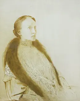 Symbolist Prints: Portrait of A.M.L. Bonger-van der Linden
